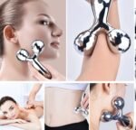 Silver Steel & Plastic 3D Roller Body Massager - Image 3